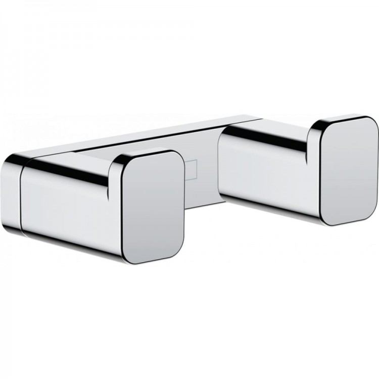 Крючок для полотенец Hansgrohe AddStoris 41755000 двойной Крючок для полотенец Hansgrohe AddStoris 41755000 двойной